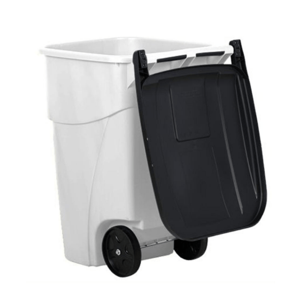 Contenedor Brute con ruedas blanco de 189 lt Rubbermaid