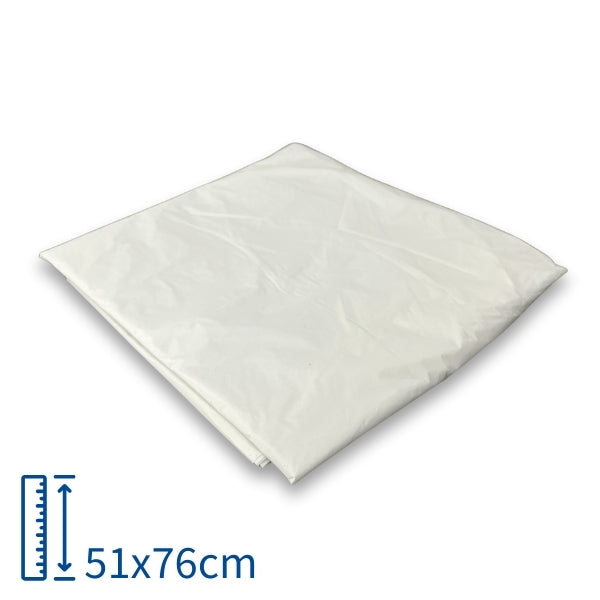 Bolsa Blanca Mediana Para Basura x 10