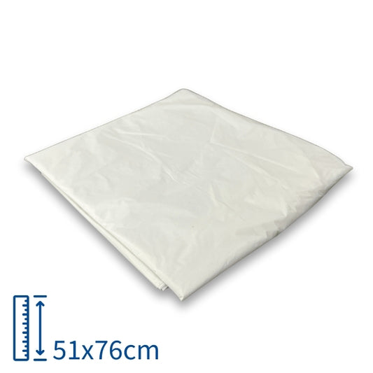 Bolsa Blanca Mediana Para Basura x 10