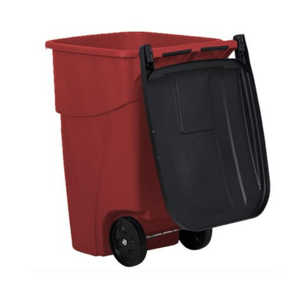 Contenedor Brute con ruedas rojo de 189 lt Rubbermaid