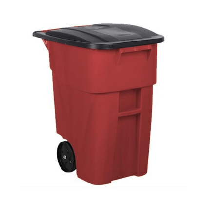 Contenedor Brute con ruedas rojo de 189 lt Rubbermaid